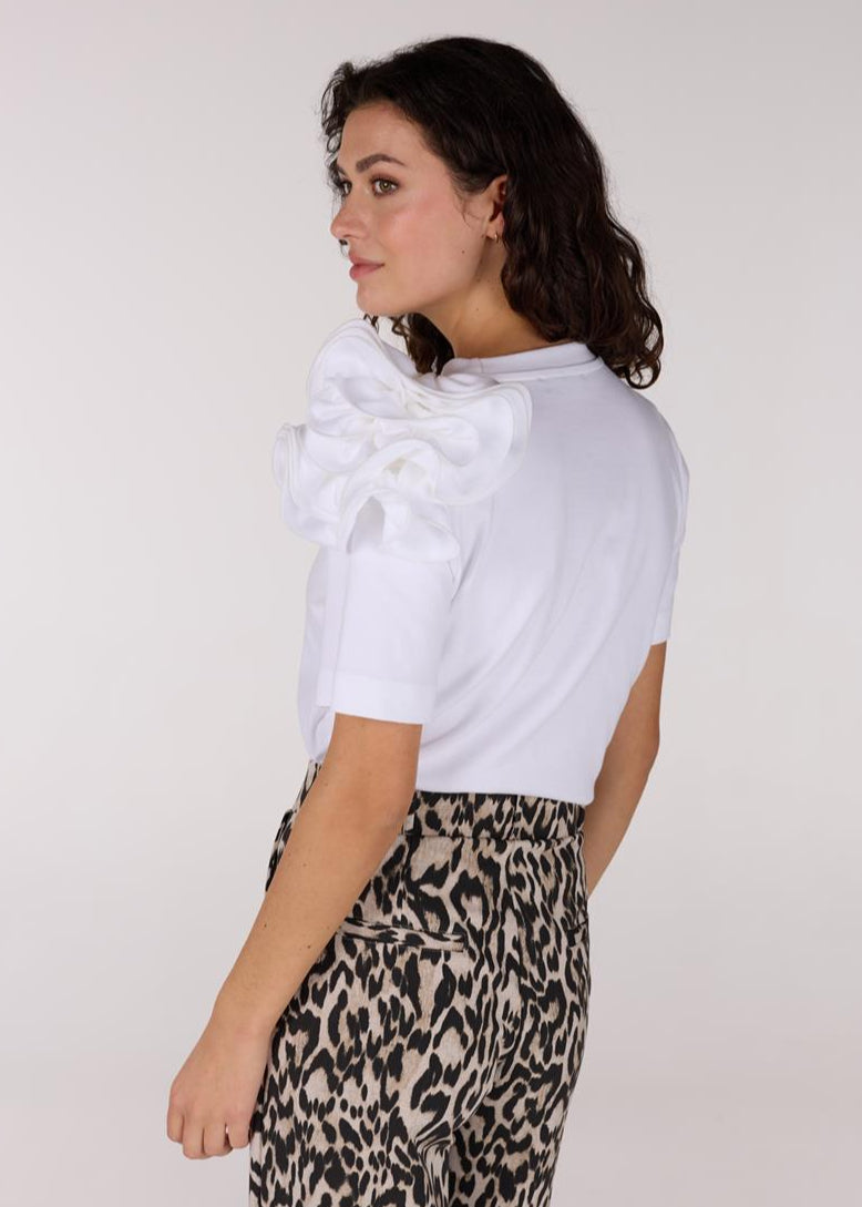 Jansen Amsterdam ROXY T-SHIRT - WIT