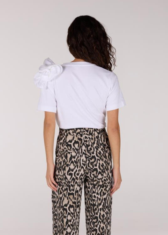 Jansen Amsterdam ROXY T-SHIRT - WIT