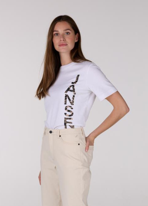 Jansen Amsterdam TOOS T-SHIRT - WIT