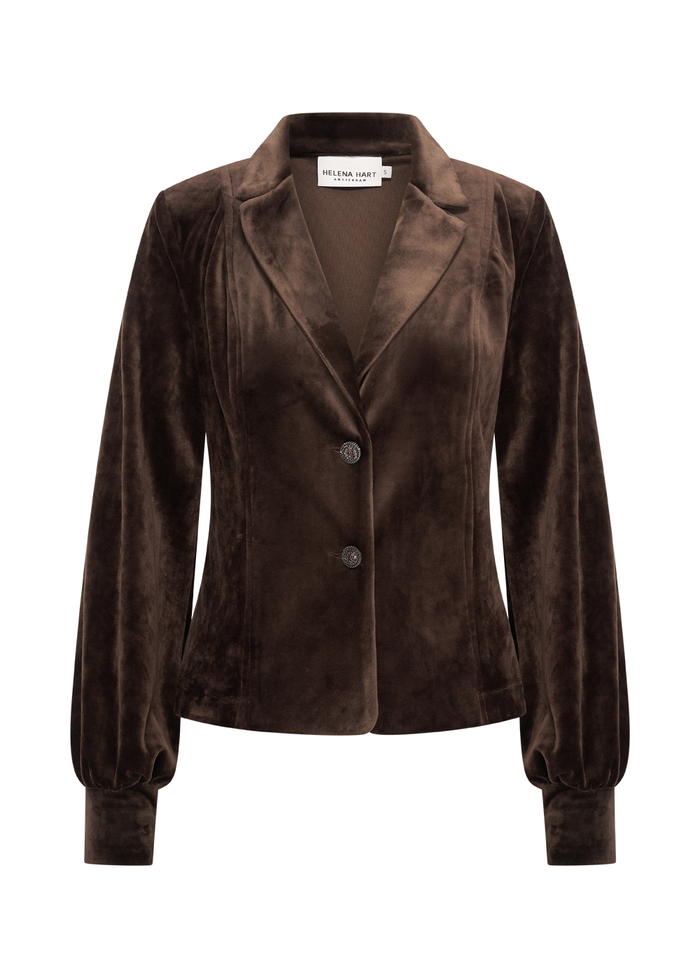 Helena Hart 7640 - BLAZER LORA VELOUR - CHOCO