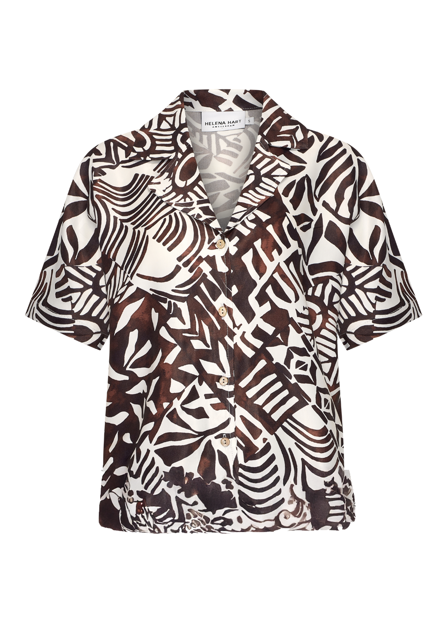 Helena Hart 7758 - BLOUSE FIE VINTY - Etnic - Choco
