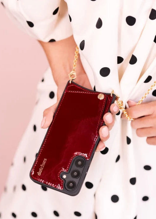 Dutchies Hoesje | Gloss Rood Iphone/Samsung