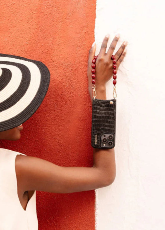 Dutchies Hoesje | Noir | Goud Iphone/Samsung