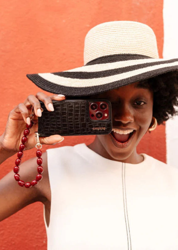 Dutchies Hoesje | Noir | Goud Iphone/Samsung