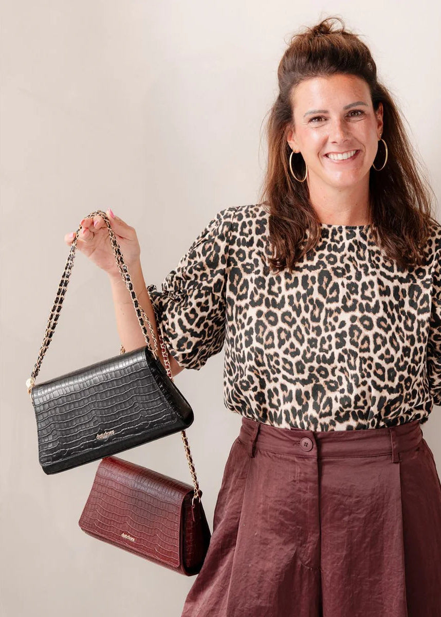 Dutchies Sophie Crossbody Bag | Noir Gold