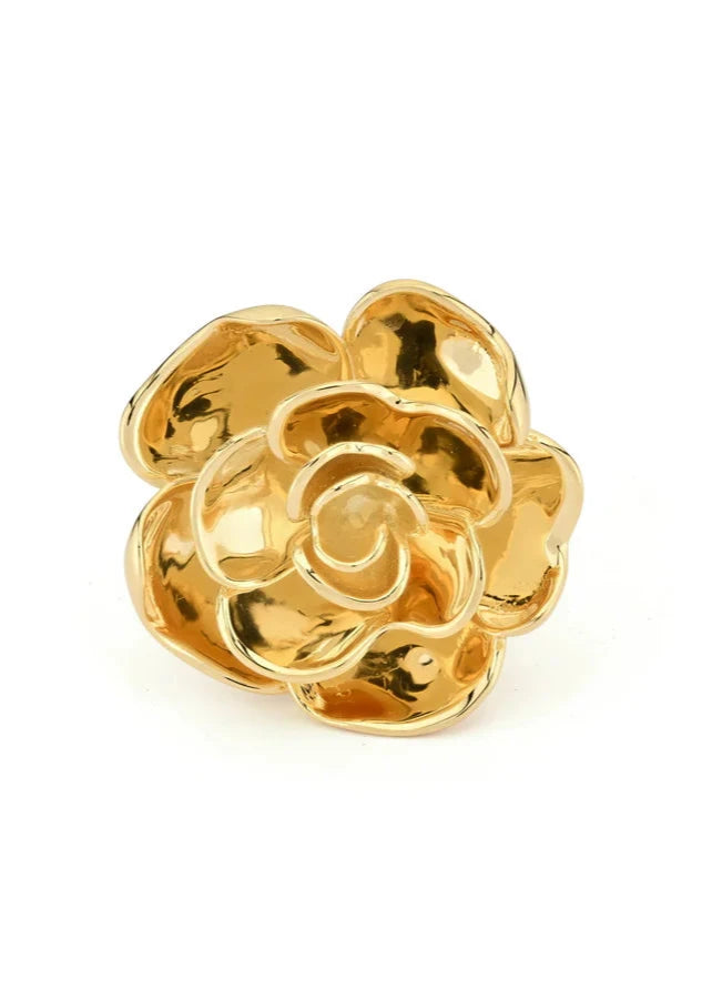 24Kae Ring with small rose