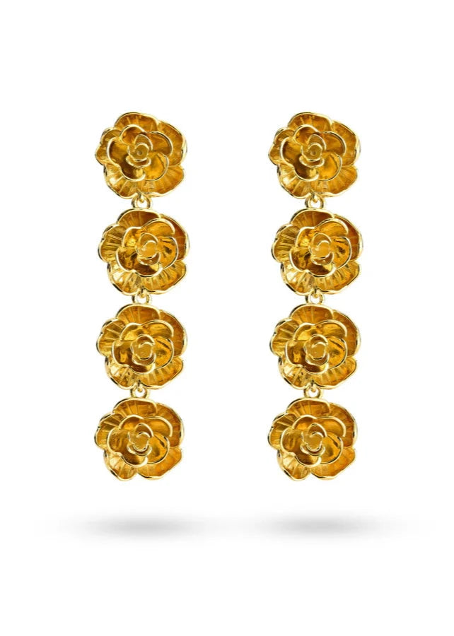 24Kae Statement earring with roses