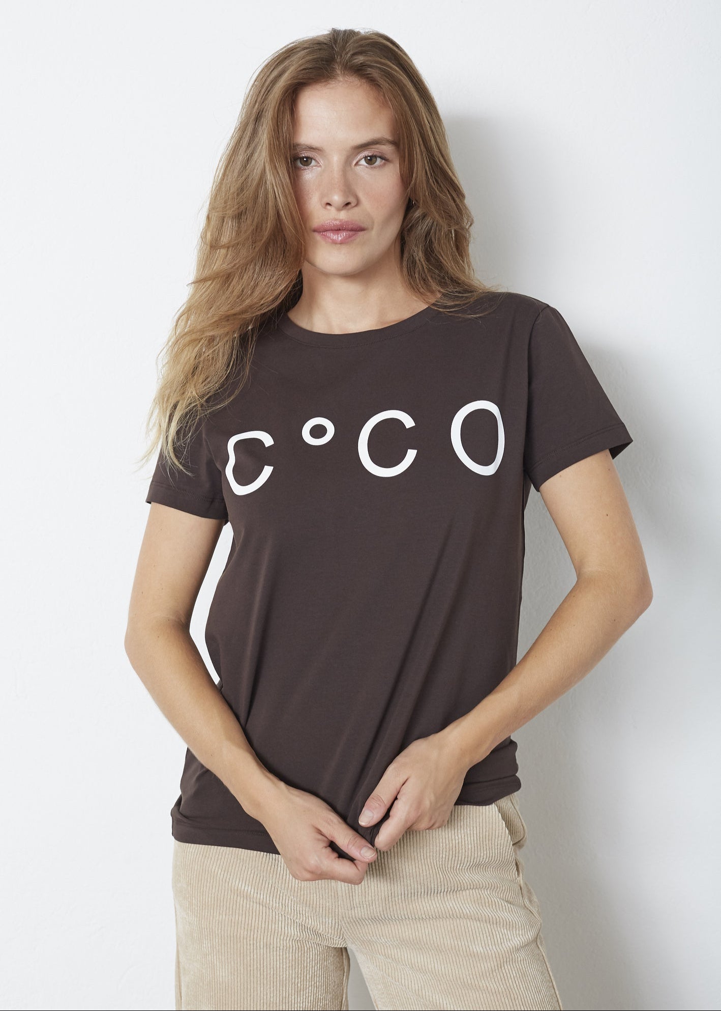 Co'Couture SignatureCC New Tee dark brown