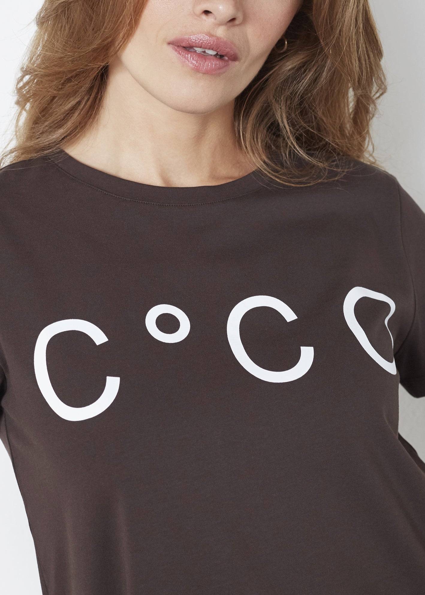Co'Couture SignatureCC New Tee dark brown