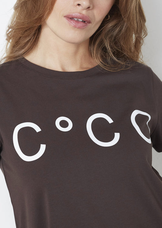 Co'Couture SignatureCC New Tee dark brown
