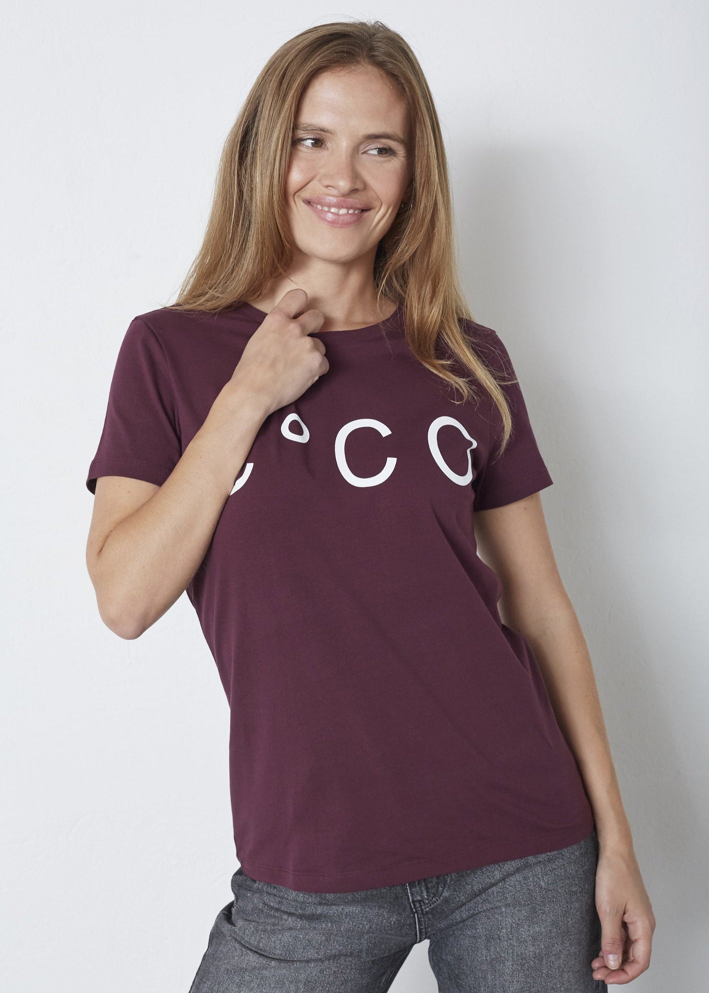 Co'Couture SignatureCC New Tee winered