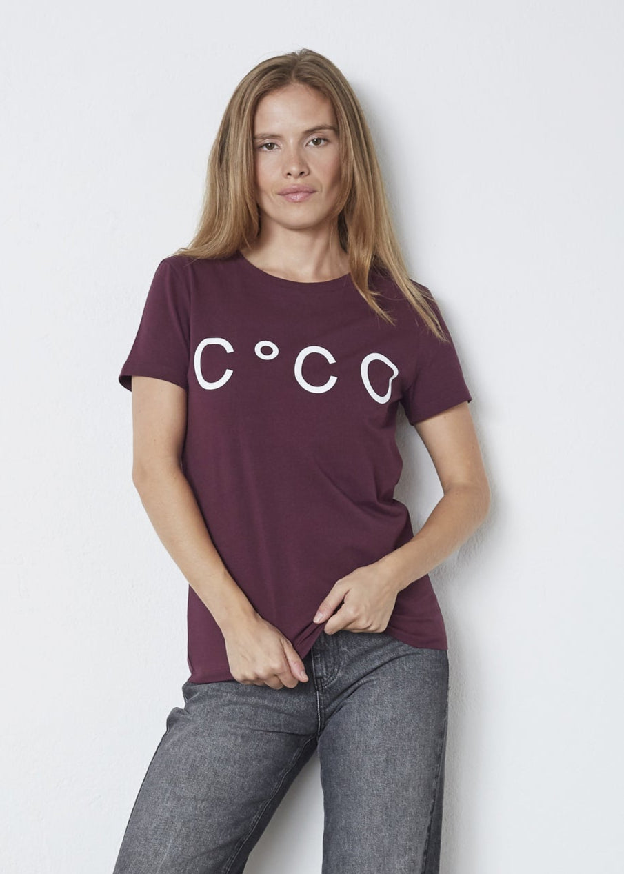 Co'Couture SignatureCC New Tee winered