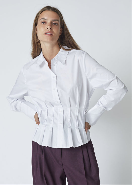 Co'Couture PoppyCC Pleat Waist Shirt