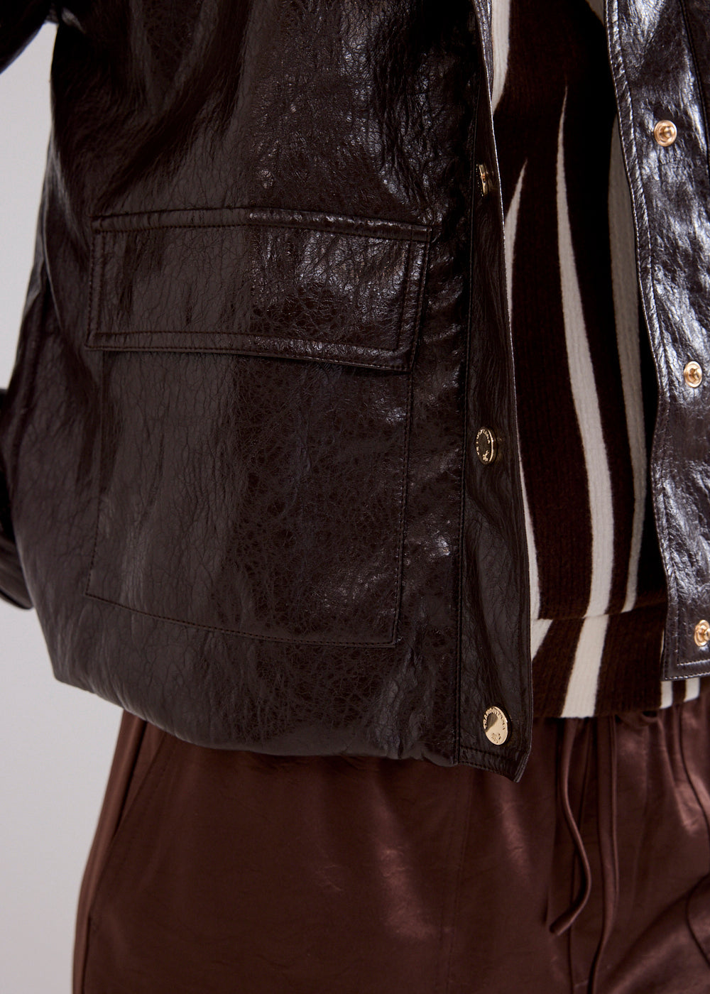 Tramontana Cracked PU Jacket