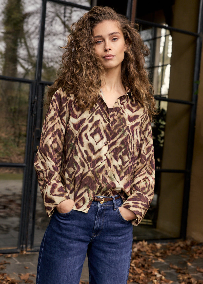 Tramontana Blouse Fading Diamonds