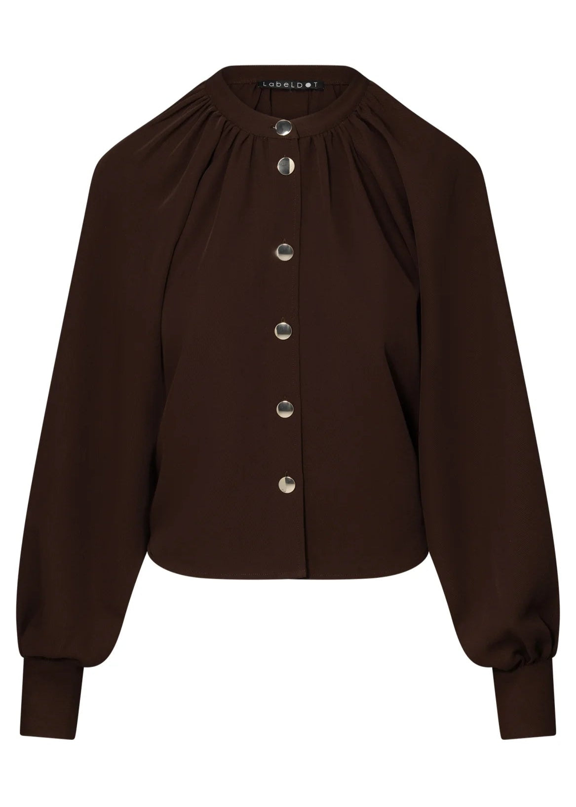 Label Dot Amanda blousejasje | Bruin