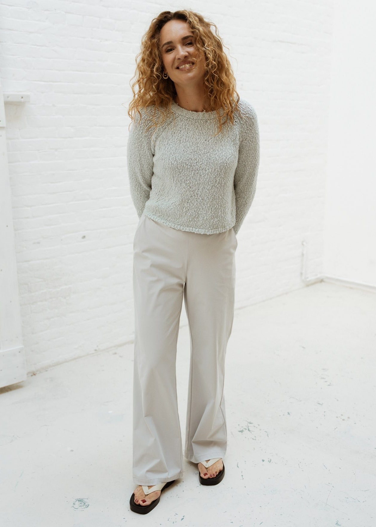 Aimee the Label Bowie2 Trouser Roze broek