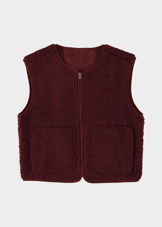 Turquoise C10825 Gilet tedddy