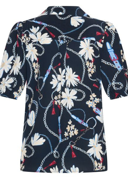 HV Society Blouse HVSVanessa Navy