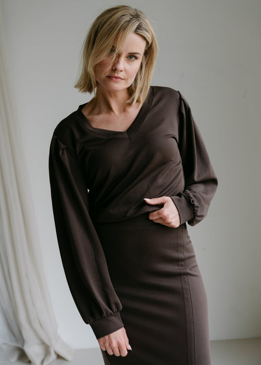 Aimee the Label BabetteA5 Sweater Brown