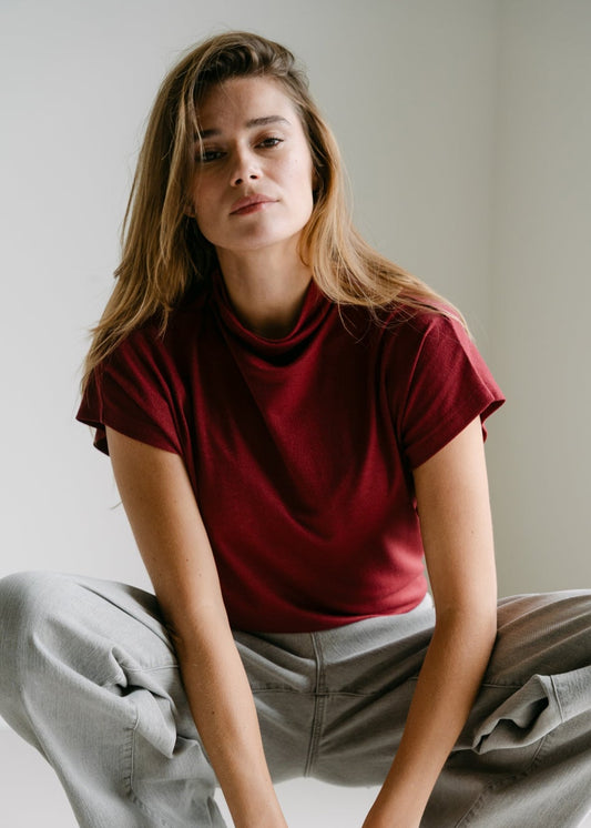 Aimee the Label MandyA5 burgundy en sand