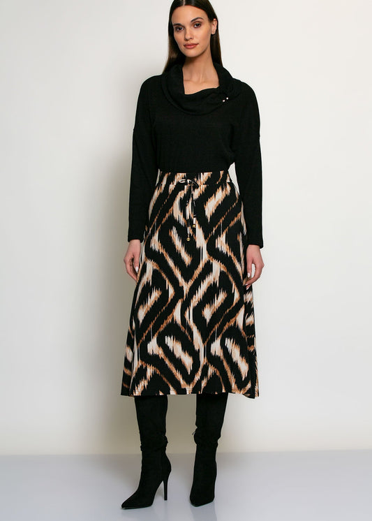 Batida Skirt chrystel camel print 2213