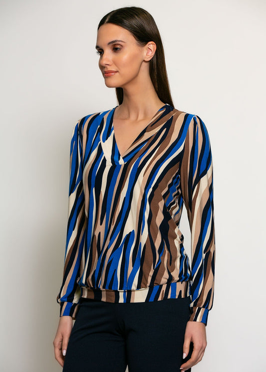 Batida Shirt turquoise print 2210