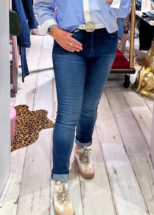 Mac jeans Rich Slim turn up glam