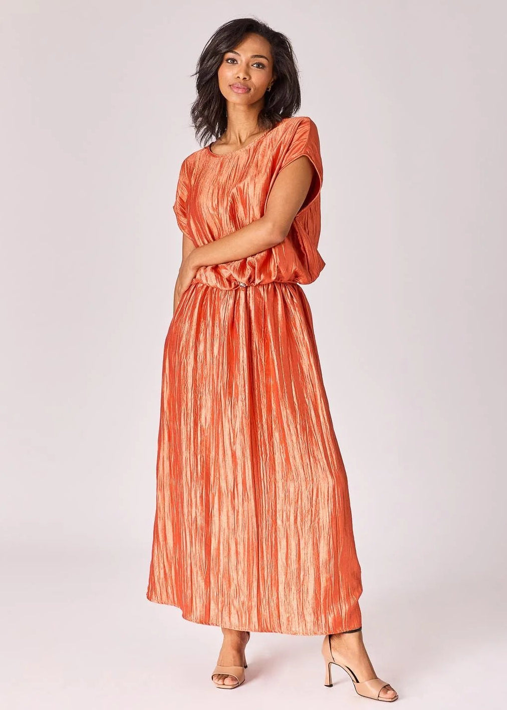 Lalotti Top in frippé stof - Burnt orange