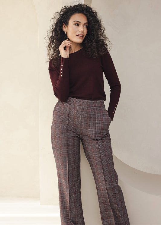 BR&DY Star Pants Burgundy