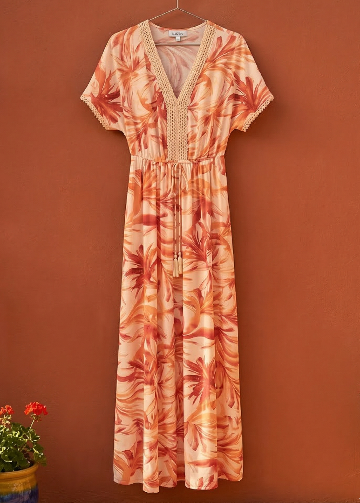 Batida Jurk Glow print