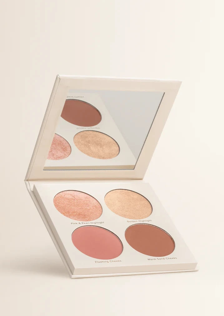 Olcay Gulsen Beauty Go & Glow Blush + Highlight Palette Nude