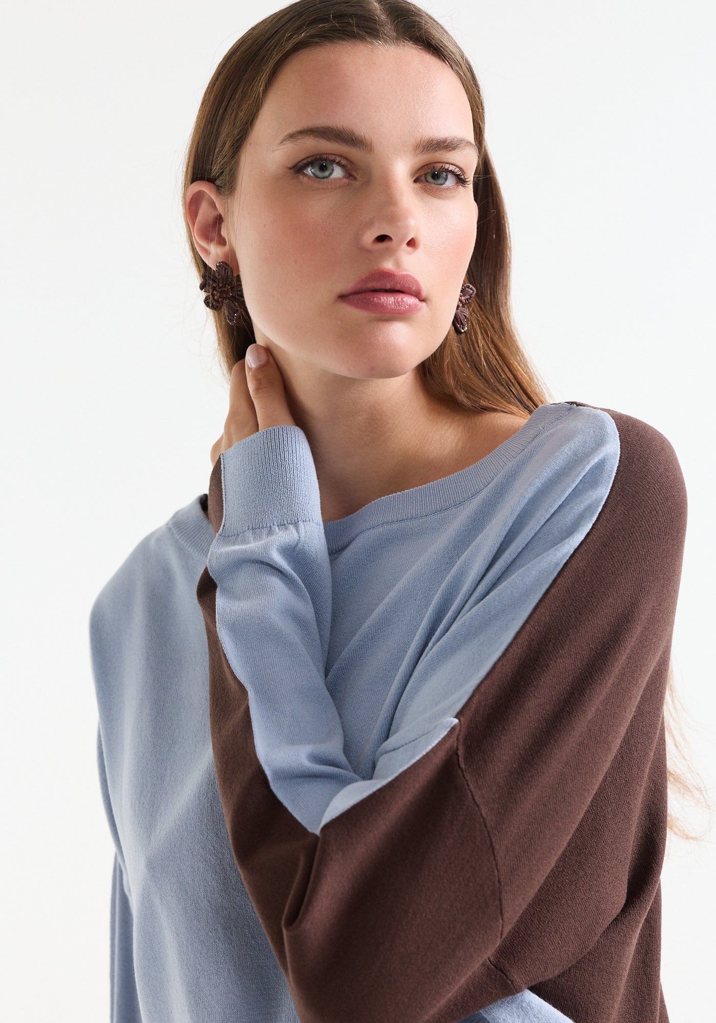 Jansen Amsterdam EMMY TRUI 3/4 sleeve wide fit