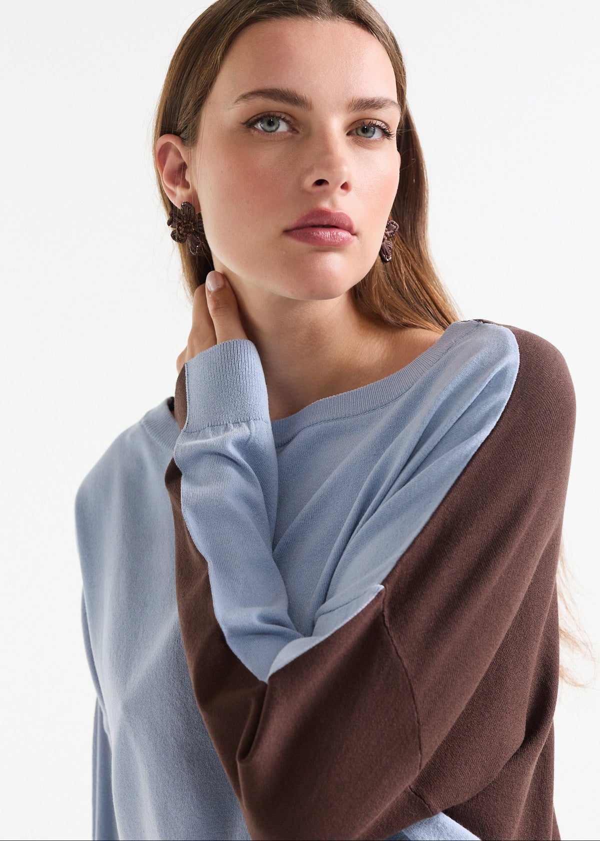 Jansen Amsterdam EMMY TRUI 3/4 sleeve wide fit