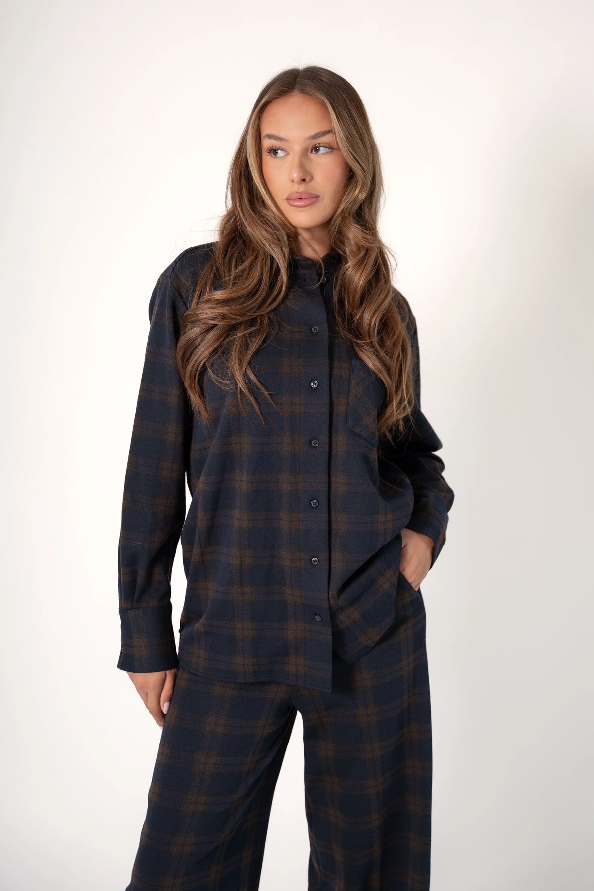 Corel Amsterdam Lois Blouse Wide Big Check