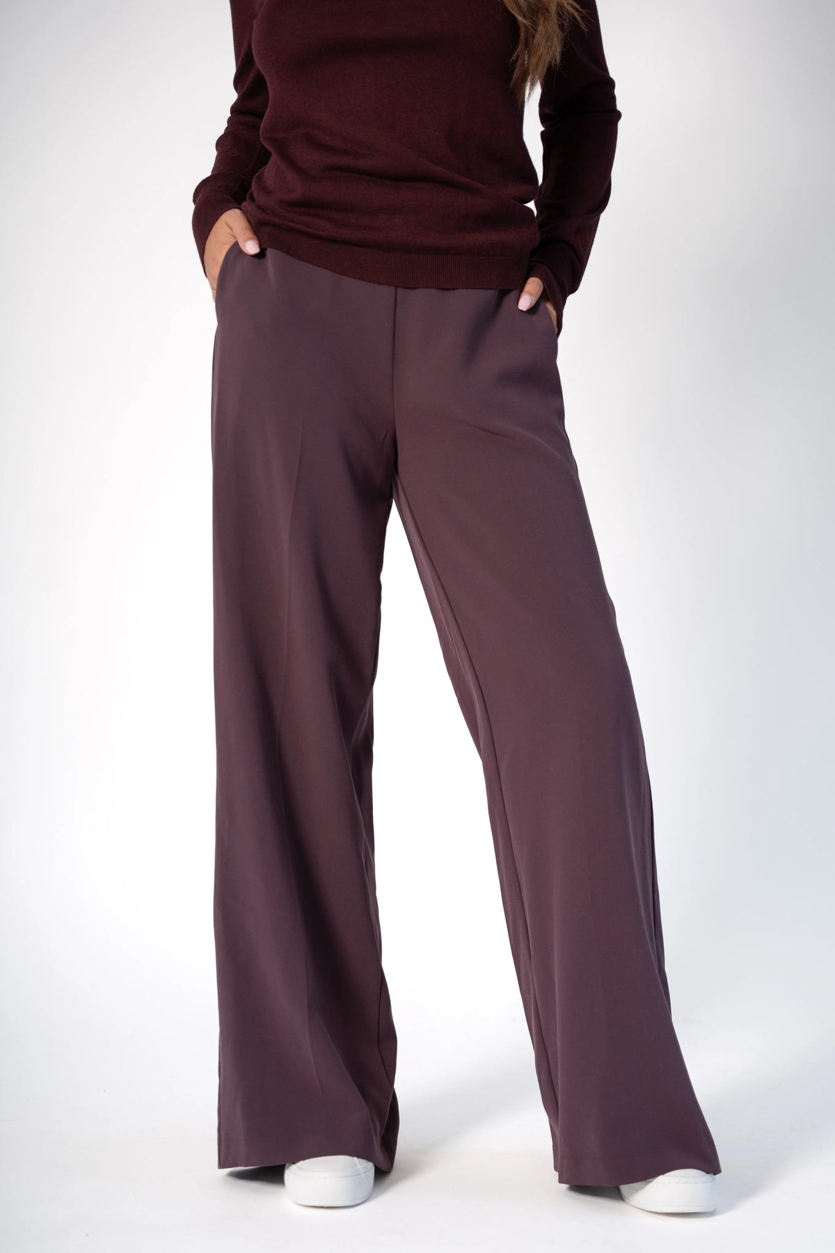 Corel Amsterdam Lior Pants Wide Leg Destri Fudge