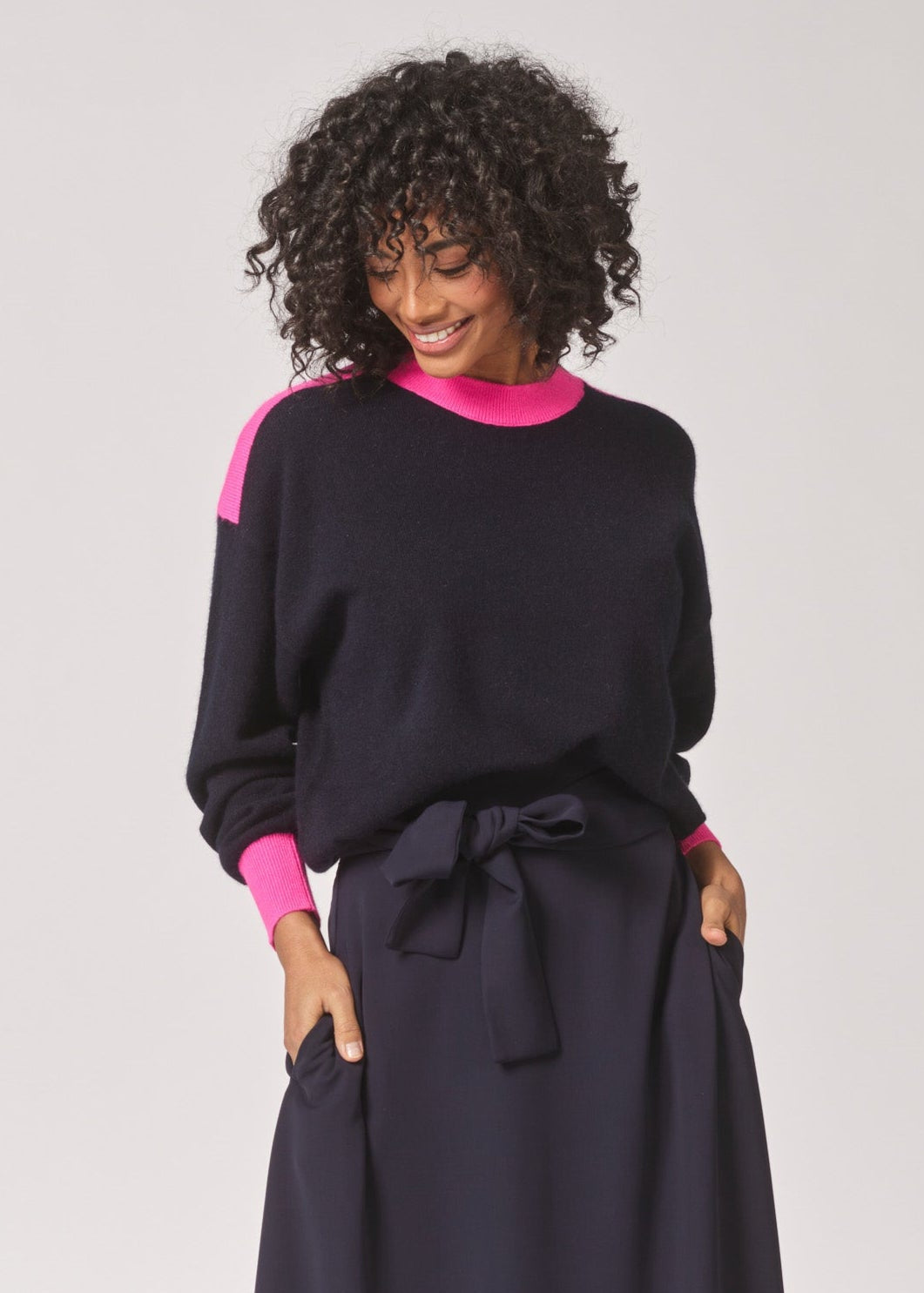 Lalotti GIGA Pull-H81 Marine/Pink