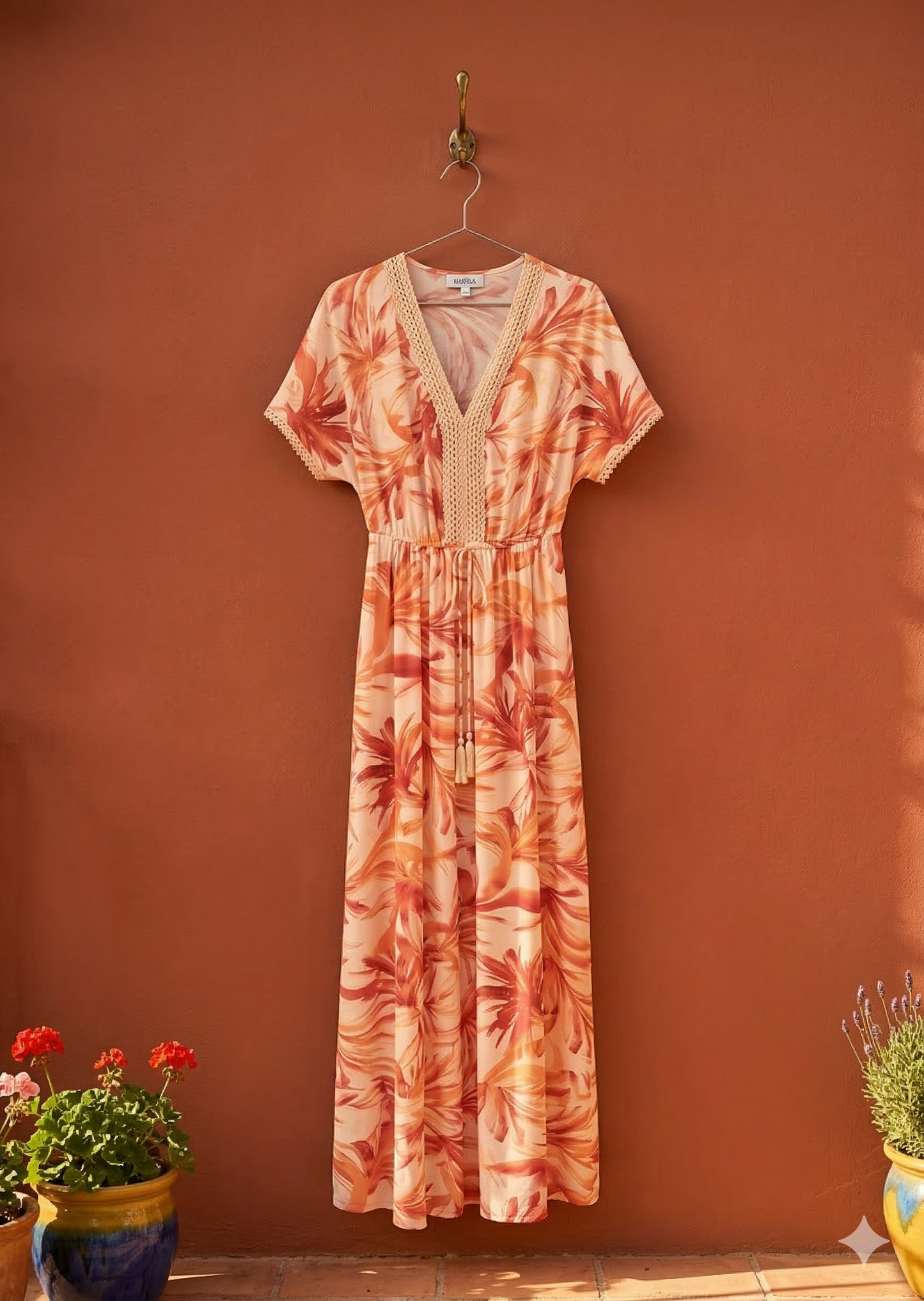 Batida Jurk Glow print