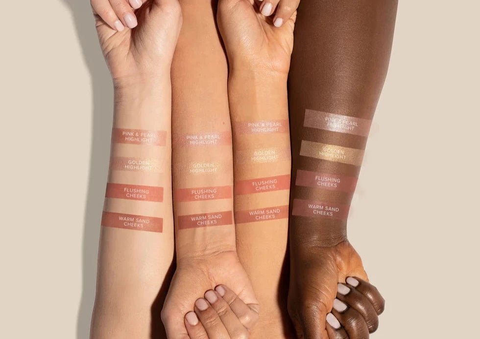 Olcay Gulsen Beauty Go & Glow Blush + Highlight Palette Nude