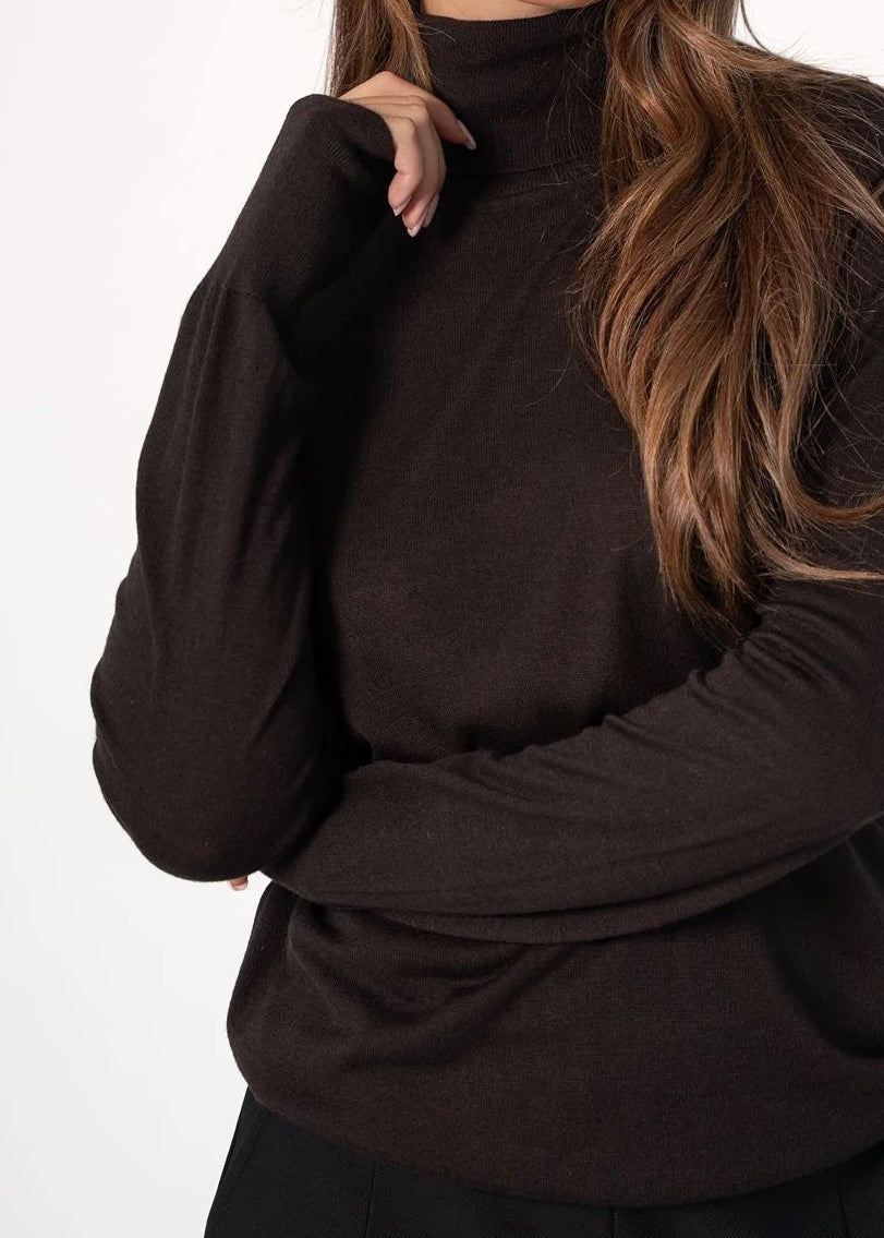 Corel Amsterdam Thamar Turtleneck Brown