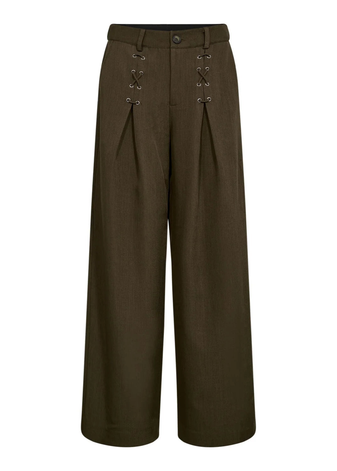 Co'Couture LUNACC EYELET WIDE LL PANT military olive