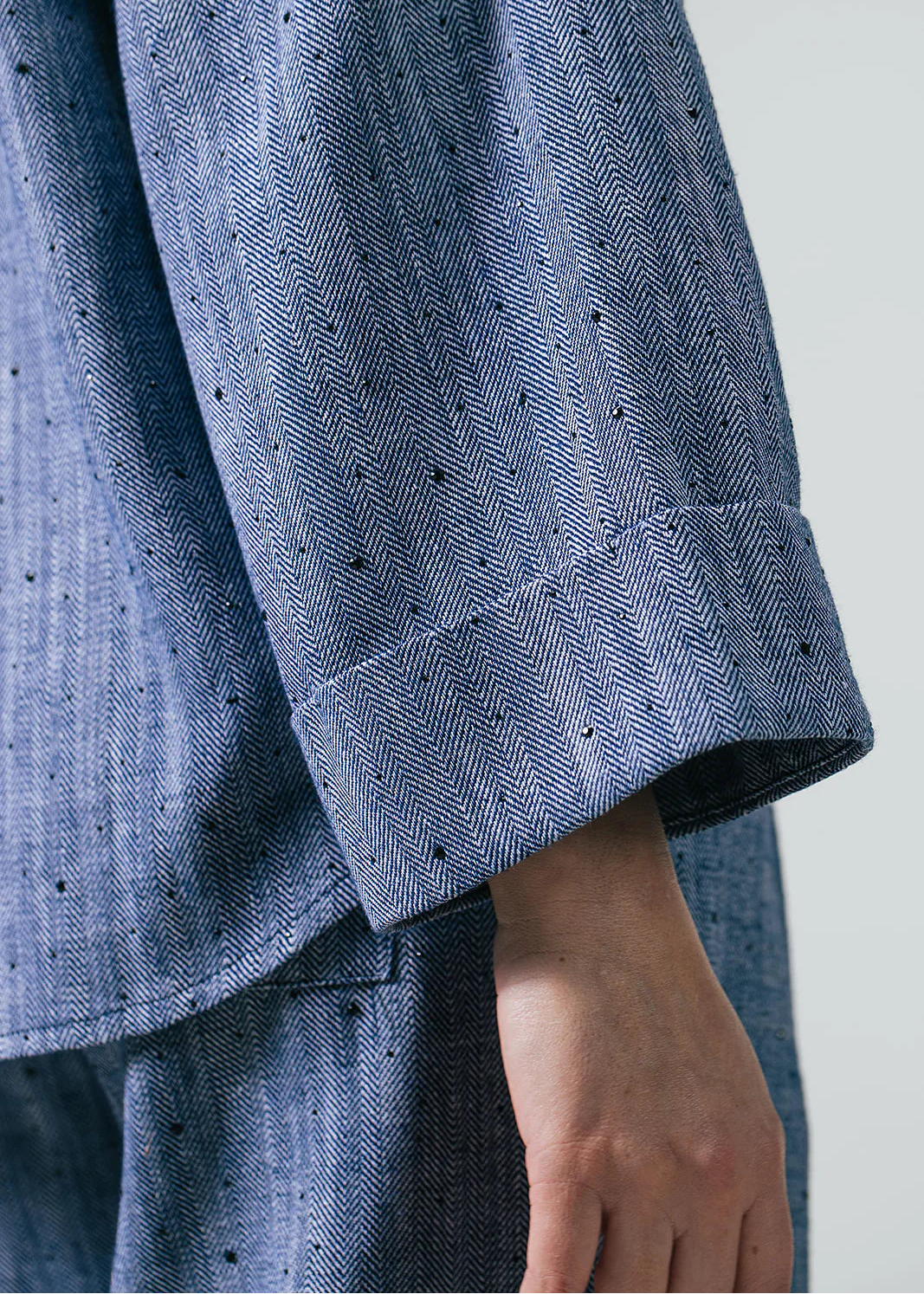 Label Dot Amber | Donker blauw
