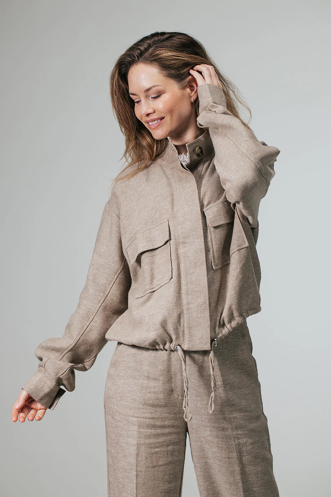 Label Dot Lea | Beige