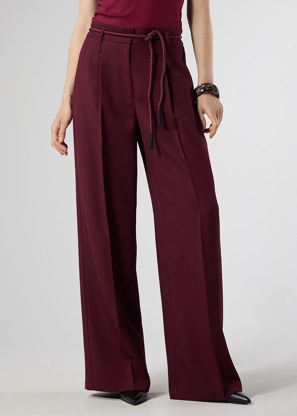Label Dot Rosan pantalon | Burgundy