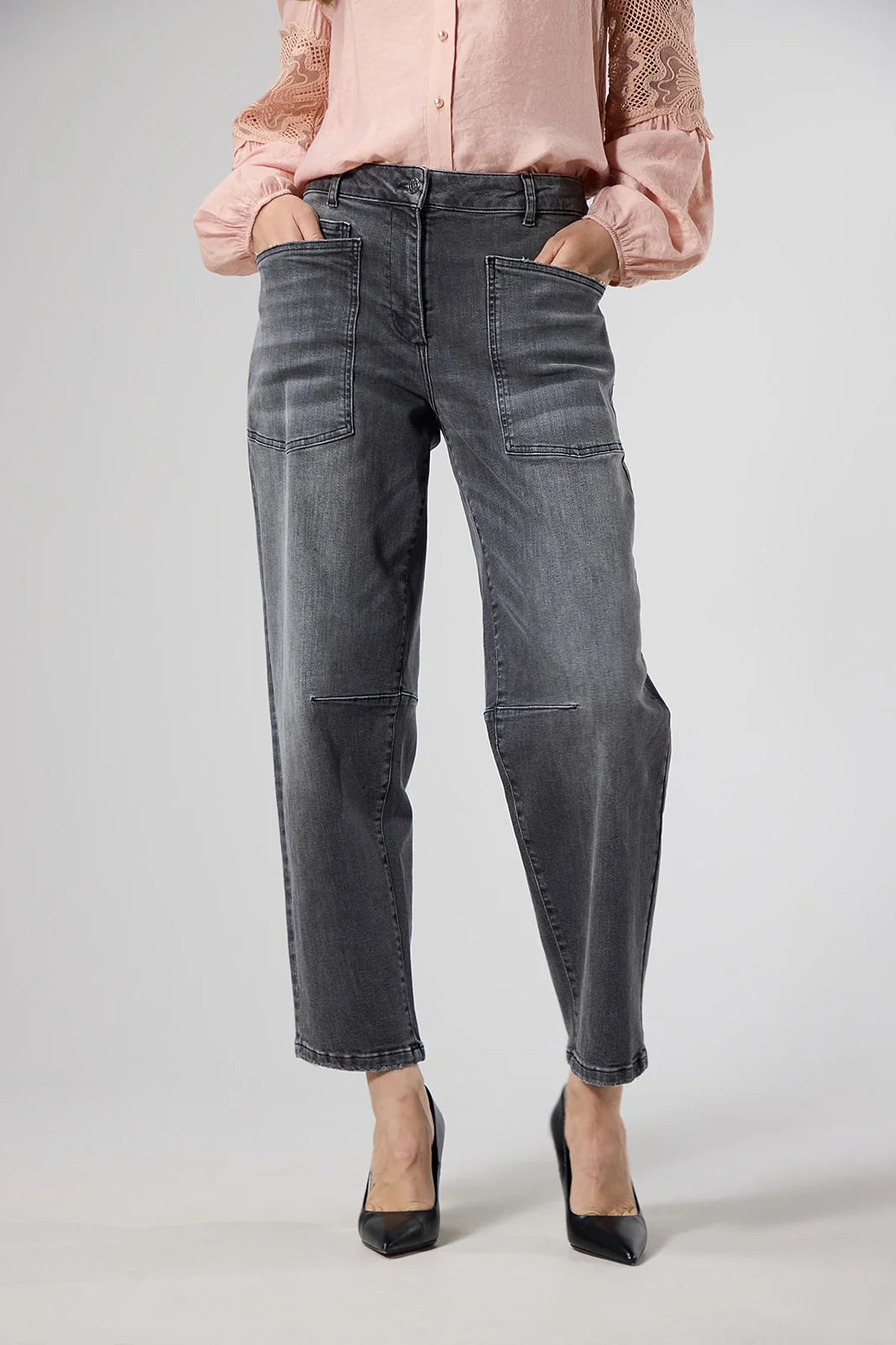 Label Dot broek Rafela | Grijs