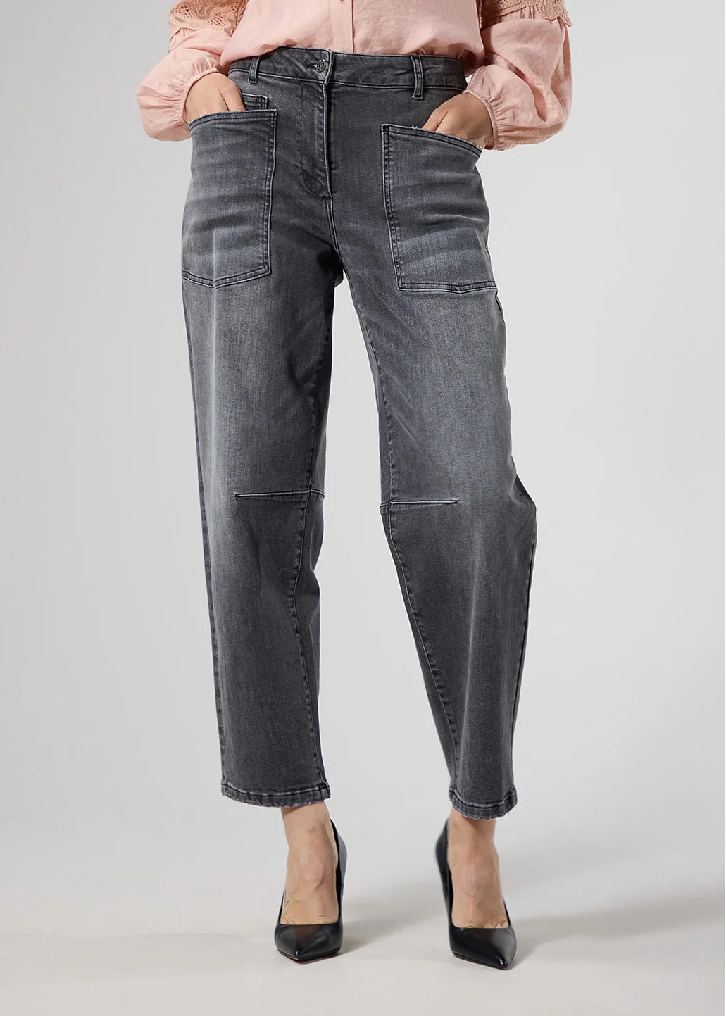 Label Dot broek Rafela | Grijs