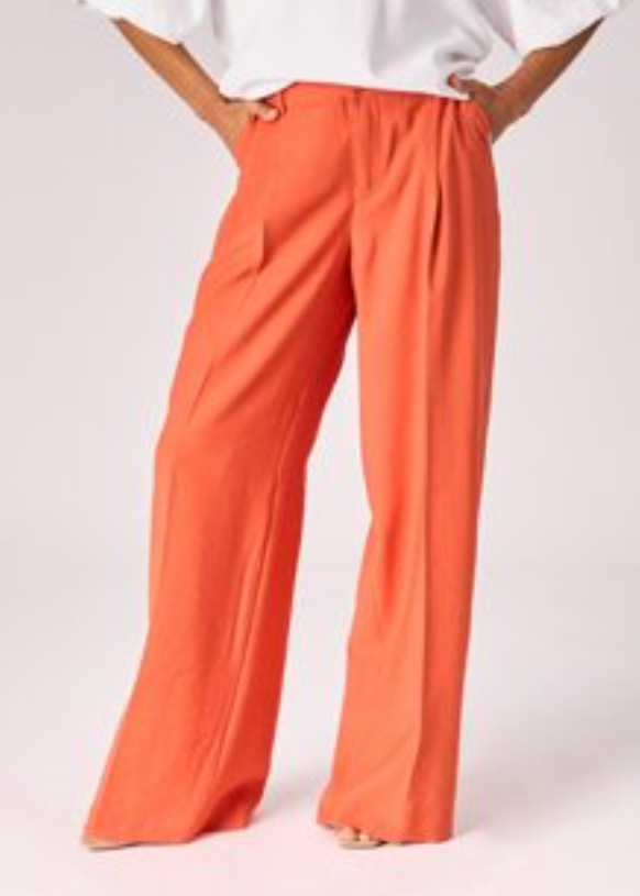 Lalotti BROEK ODARE Pants BAL18251 092 Burnt Orange