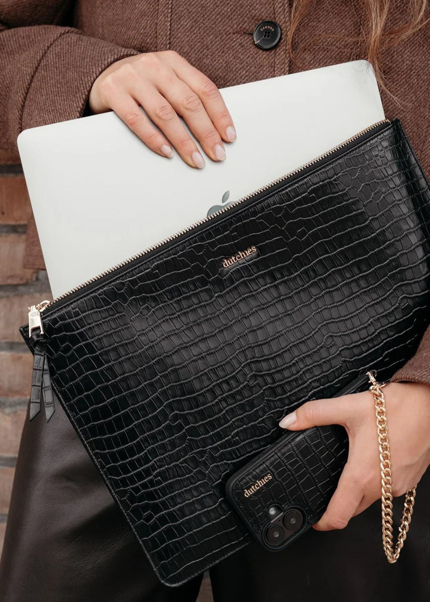 Dutchies Laptop Hoes | Noir