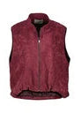 Amelie&Amelie Laval gilet bordeaux, camel en choco