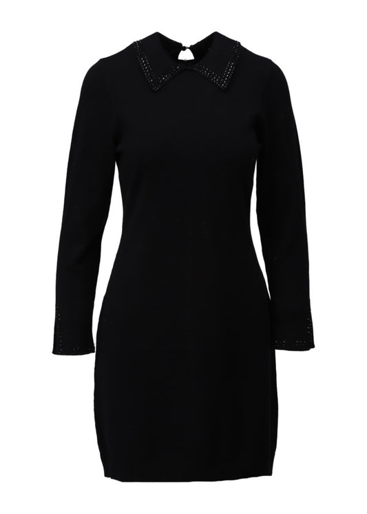 K-Design jurk met strass Black B852